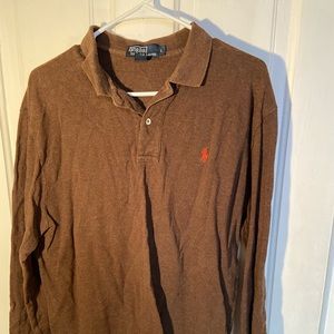Men’s long sleeve polo